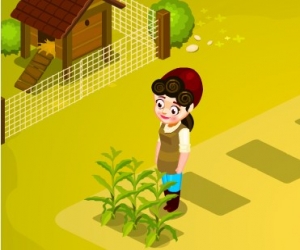 çiftlik kızı iş başında